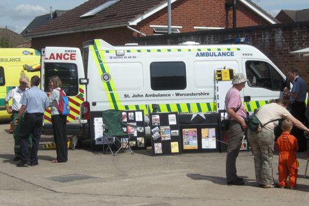 St John Ambulance - Emergency Service Day at Evesham Fire Station