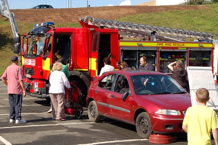 Fire Engine RTA extraction, Scarborough Emergency Services day