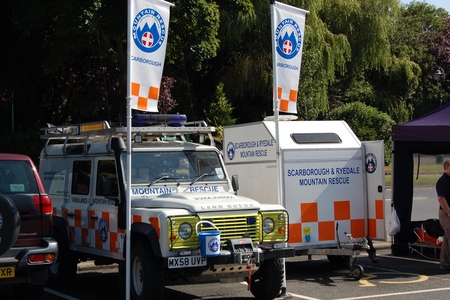 Mountain Rescue at Scarborough Emergency Services day